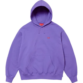Pánská mikina Supreme Small Box Hooded Sweatshirt / Light Purple Barva: Fialová, Velikost: M