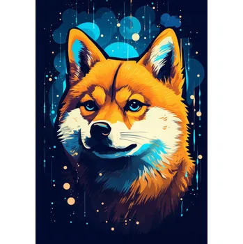 Plakát Plakát Liška ve vesmíru, nezarámovaný, 21 x 29,7 cm