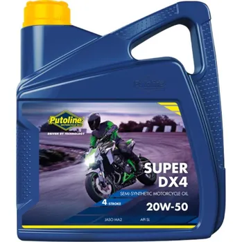 Motorový olej MOTOROVÝ OLEJ PUTOLINE 4T SUPER DX4 20W50 4L (AKC)