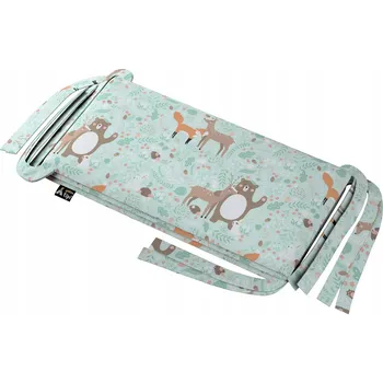 Příslušenství pro dětskou postel a kolébku Mantinel do postýlky Yellow Tipi 30 cm x 180 cm