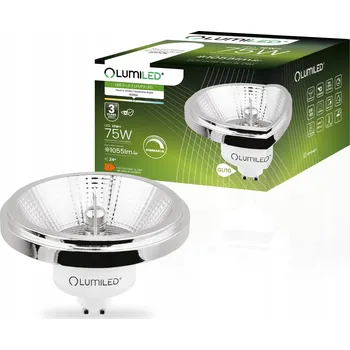 Žárovka LED žárovka AR111 ES111 GU10 10W 1055lm 4000K Neutrální bílá 24° Stmívatelná