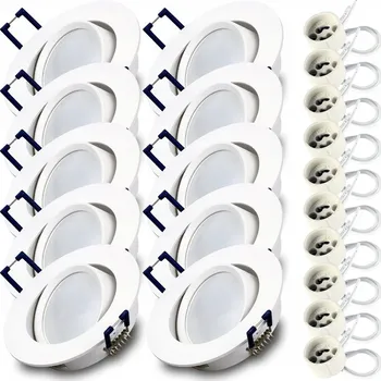 Stropní zapuštěné svítidlo Kwazar Luminaire 7 W GU10 bílé