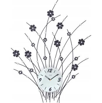 Hodiny Nástěnné hodiny JVD černé 56 cm