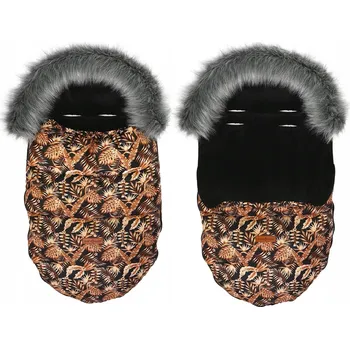 SPACÍ PYTEL DO KOČÁRKU SANÍ KORBIČKY ZATEPLENÝ S PRÉMIOVOU KOŽEŠINOU BABYMAM