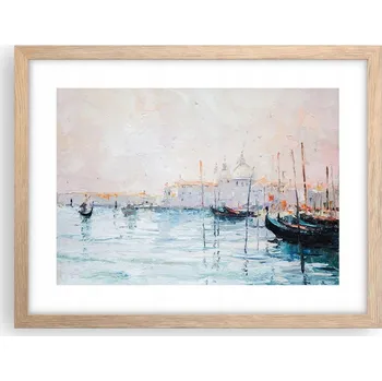 Obraz Obraz plakát v rámu světlý dub do obýváku 40x30 umělecká fotografie na zeď