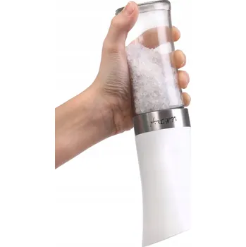 Kuchyňský mlýnek Elektrický mlýnek Vialli Design sklo 150 g bezbarvý, bílý