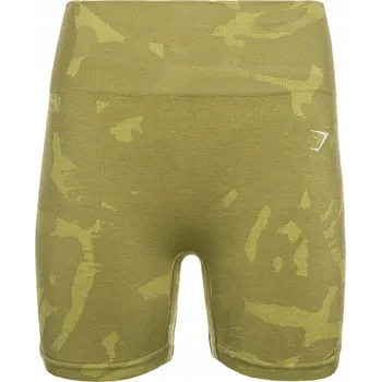 Kraťasy tréninkové kraťasy Gymshark Adapt Camo Savanna Seamless green M