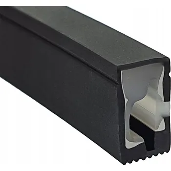 LED páska Silikonová Boční Trubice B0612 ČERNÁ Flex LED Hadice Silikon pro COB pásky 5-8mm