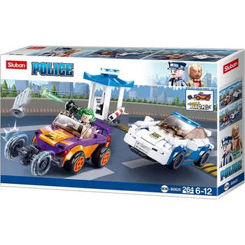ostatní stavebnice Stavebnice Sluban Police B0825 Hon na dálnici 264 ks