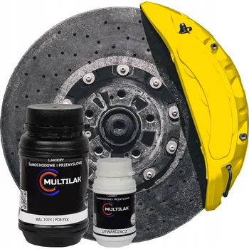 Lak na dřevo Lak na brzdové třmeny RAL 1023 lesklý