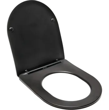 WC sedátko SAT WC prkénko SAT Brevis černé SATBREP11BKM SATBREP11BKM