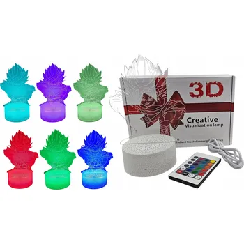 Lampička Noční lampa TSM SHOP vícebarevná