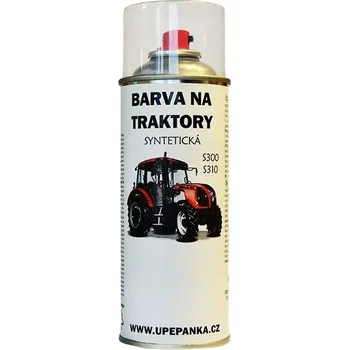 Barva ve spreji BARVY NA TRAKTORY ZETOR ve spreji syntetické, ŽLUTÁ lesklá 400ml