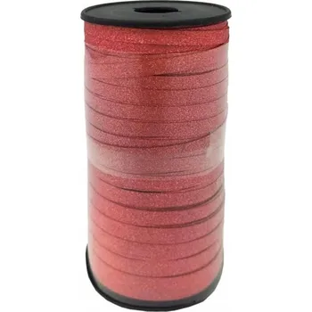 Balónek Brokátová stuha na balónky, červená, 92 m