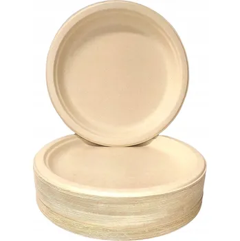 Jednorázové nádobí Papírové Talířky Na Jedno Použití na Gril 23cm 50 Ks