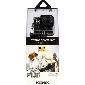IP kamera Digitální fotoaparát Konix Fiji Sportscam Full HD & Příslušenství černý
