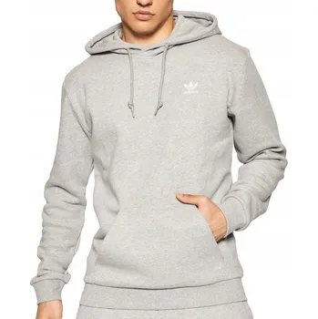 Pánská mikina Adidas Originals pánská šedá tepláková mikina s kapucí FM9958 XL