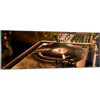Obraz Obraz na skle do obýváku ložnice 90x30 hudba foto obrazy na zeď sklo