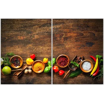 Kuchyňské prkénko Skleněná Ochranná Deska a Krájecí Prkénko | Indukce, Sporák ds-0447