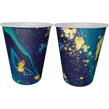 Party nádobí KELÍMKY KELÍMKY MIDNIGHT BLUE GALAXY 6 Ks .