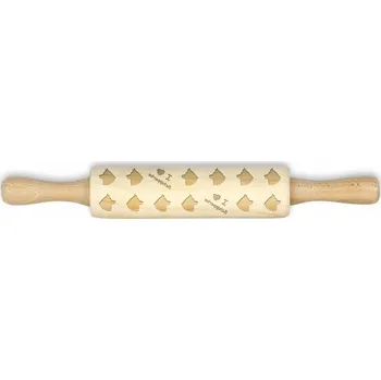 Váleček na těsto Schipperke – malý váleček s motivy se psem, váleček na dort pro dítě, deka