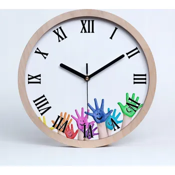 Hodiny Nástěnné hodiny Tulup černé 30 cm