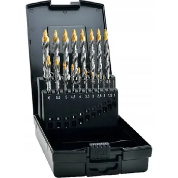 Vrták EXACT SPIRÁLOVÉ VRTÁKY 1-10,0mm TORNADO TiP-TiN HSS-G 19 ks 74561