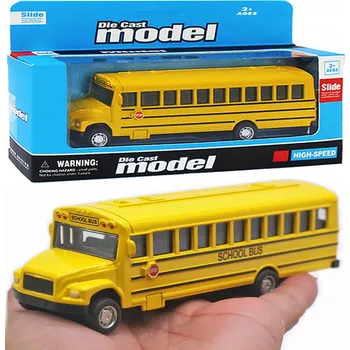 autíčko KOVOVÝ AUTOBUS 9478 autíčka parkoviště garáž tahač autopřepravník ovládané auto