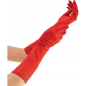 Rukavice PartyPal pětiprsté rukavice červené