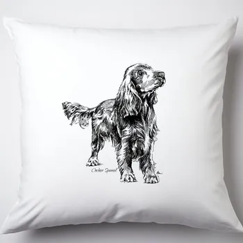 Polštář Polštář - Cocker Spaniel - kokršpaněl Typ povlaku: Plyš