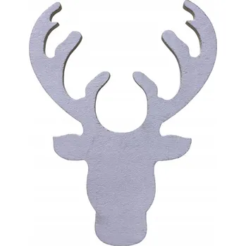 Obraz DŘEVĚNÁ HLAVA SOBÍ ZÁVĚS BÍLÁ