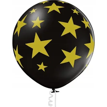 Balónek Balónek Hvězdička 1 ks Černý