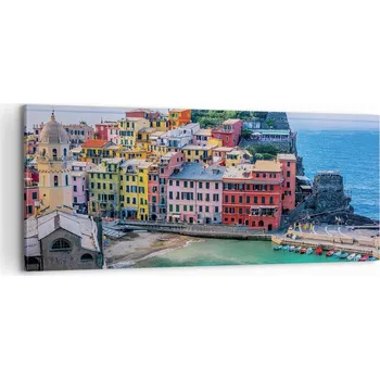 Obraz Foto obraz na plátně canvas 100x40 Ligurie obývací pokoj ložnice na zeď velký