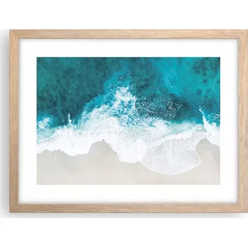 Obraz Obraz plakát v rámu světlý dub do obýváku 40x30 krajina foto na zeď