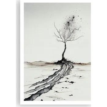 Obraz Plakát na zeď bez rámu 70x100 osamělý obraz plakáty do obývacího pokoje ložnice