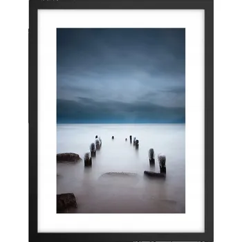 Obraz Obraz plakát v černém rámu do obýváku 30x40 krajina plakáty na zeď