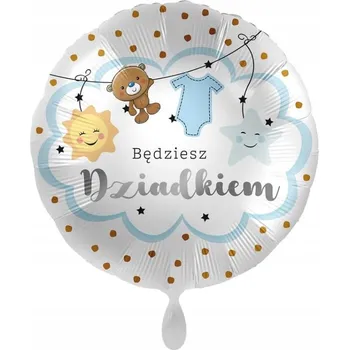 Balónek Fóliový balónek Budete prarodiče kulatý 43 cm