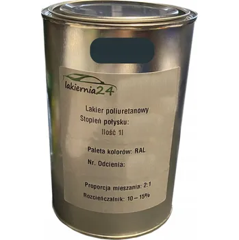 Lak na dřevo Barva Průmyslový polyuretanový lak 1l polomat 2:1 RAL 7026