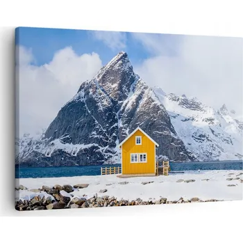 Obraz Obraz na plátně do obýváku ložnice 70x50 zima foto obrazy na zeď canvas