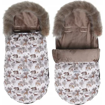 Fusak ZIMNÍ FUSAK DO KOČÁRKU NEBO SÁNÍ MAXI 114cm ZATEPLENÝ BABYMAM PREMIUM