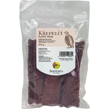Krmivo pro psa Bohemia Pet Food BOHEMIA Křepelčí plátky 100 g