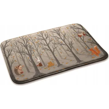 Obraz Jemný kobereček do dětského pokoje Zvířátka v lese 75x45 cm