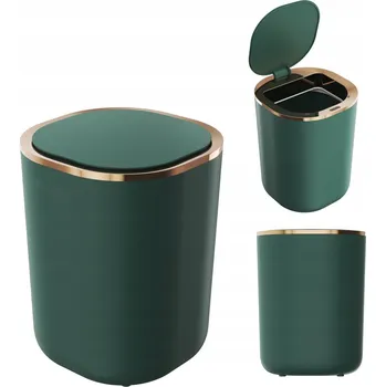 Odpadkový koš ODPADKOVÝ KOŠ BEZDOTYKOVÝ ZELENÝ AUTOMATICKÝ SENZOR POHYBU 12L ODPADKOVÝ KOŠ