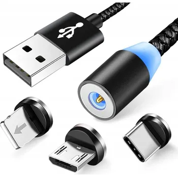 Datový kabel Kabel Interlook USB – USB typ C 2 m černý