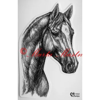 Žertovný předmět Samolepka -TRAKÉNSKÝ KŮŇ-