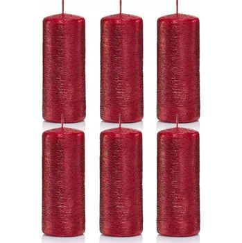 Svíčka Tradiční parafínová svíčka bez vůně Drobo 6 ks