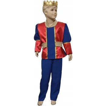 Karnevalový kostým Kostým KNÍŽE převlek KRÁLEVIČ koruna 104
