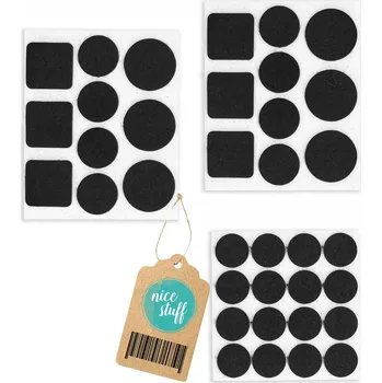 Podložka pod nábytek Podkładki filcowe pod krzesła meble samolepicí, sada 36 ks