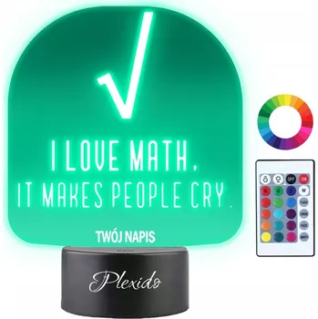 Lampička Plexido vícebarevná Noční lampa