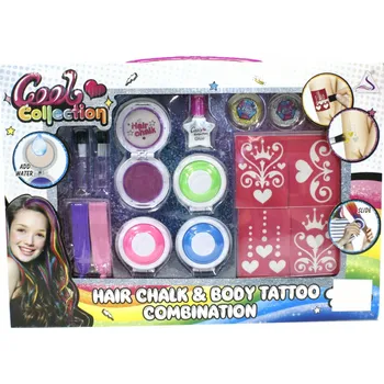 kreativní sada Sada Midex pro tvorbu tetování a vlasových kreací B1817235